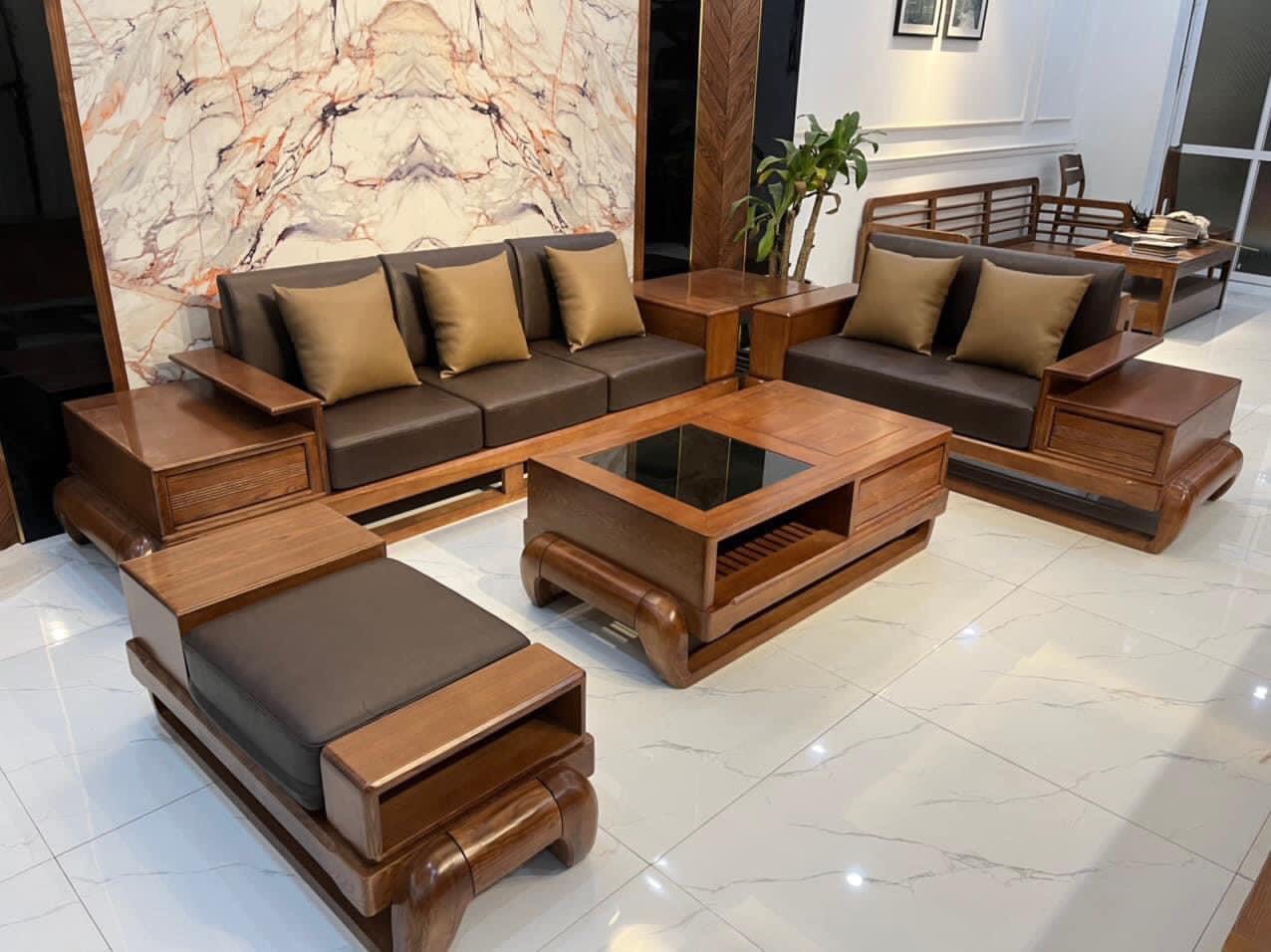 Sofa gỗ văng