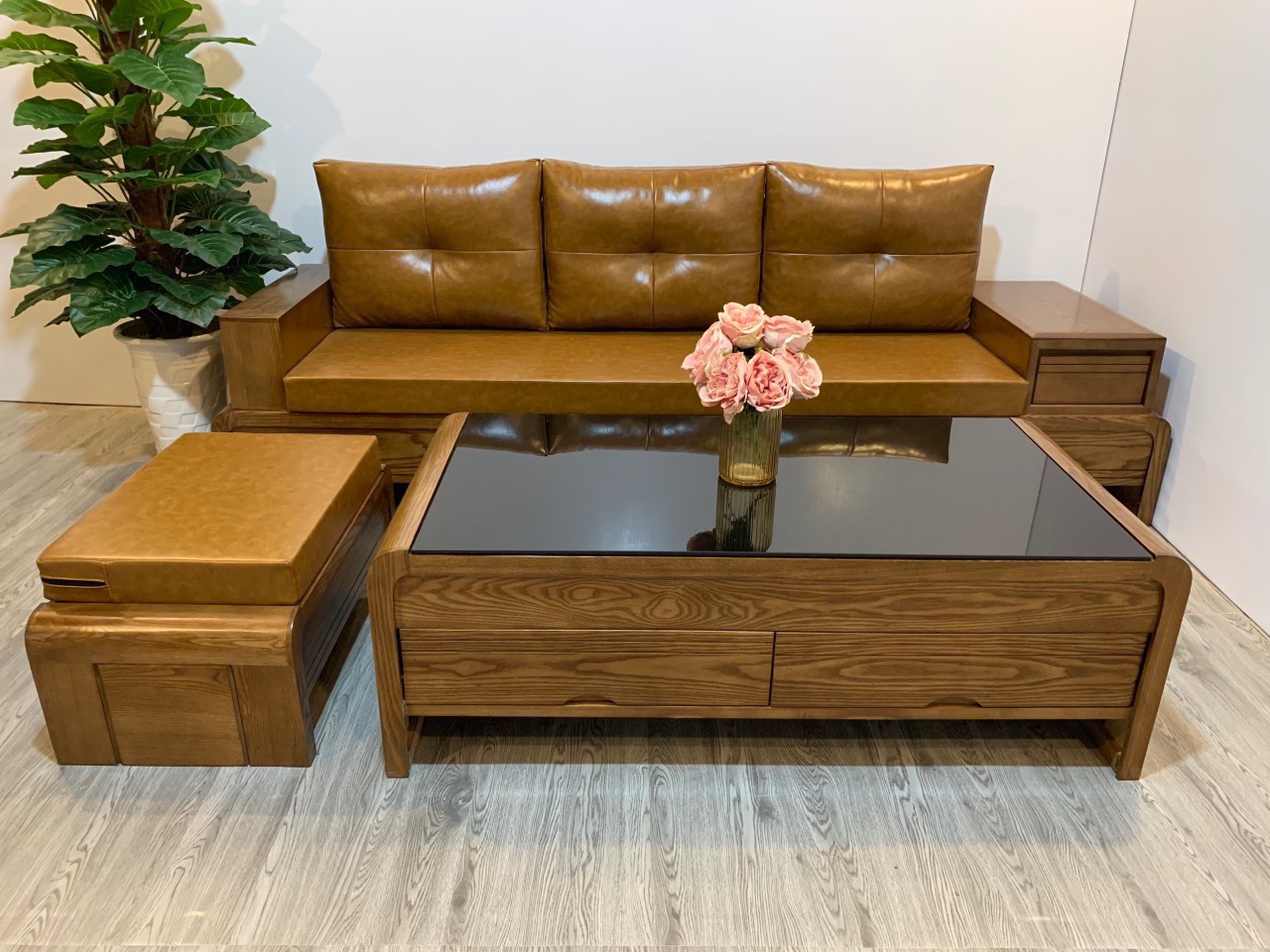 mẫu sofa gỗ đẹp 2023